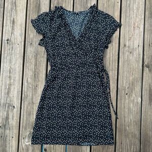 Black & White Polka Dot Summer Dress